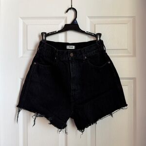 Black Denim Women Shorts